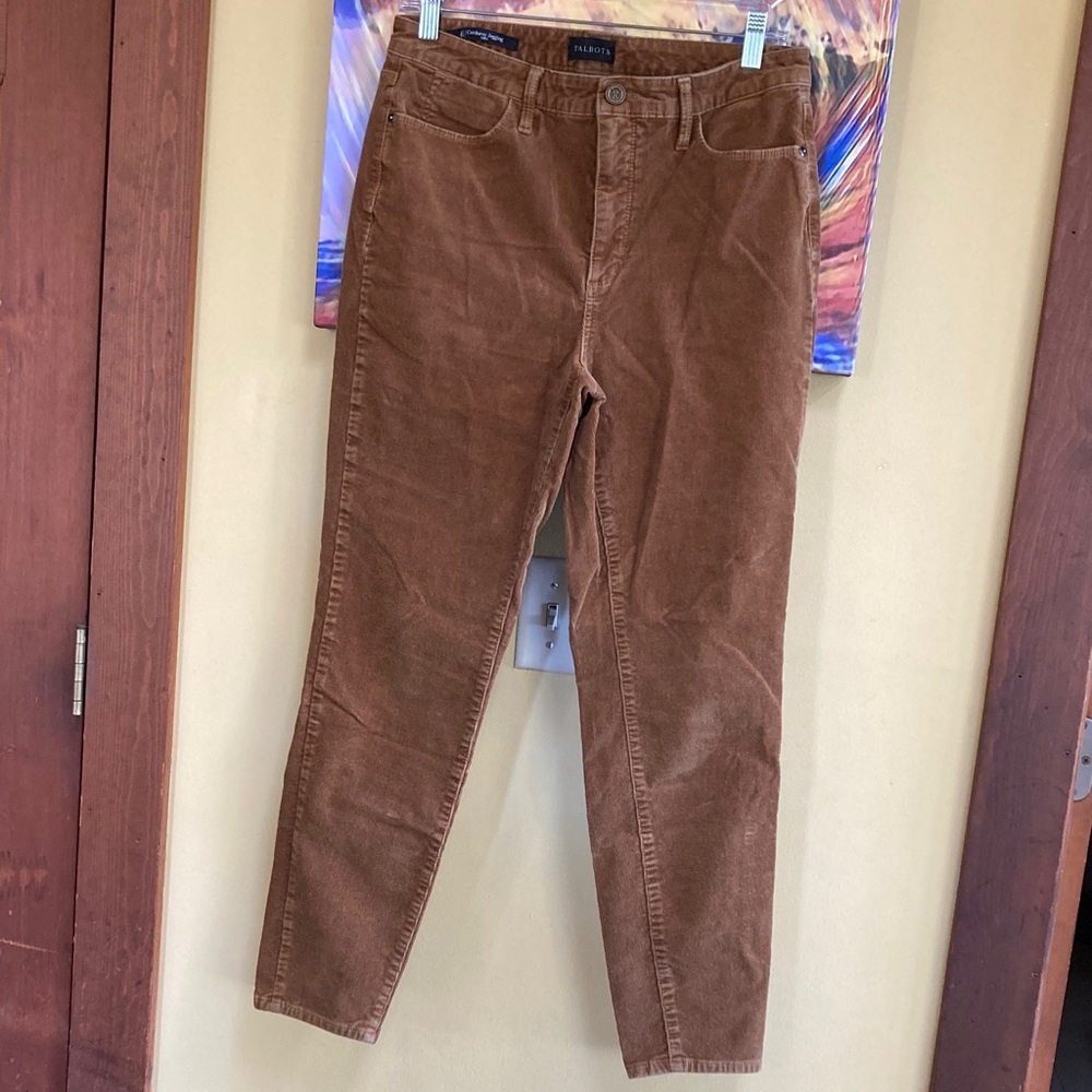 Talbots Women's brown Straight Leg Pants